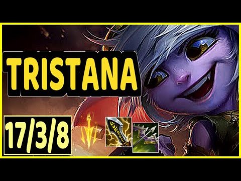 TRISTANA VS MISS FORTUNE - 17/3/8 KDA ADC GAMEPLAY