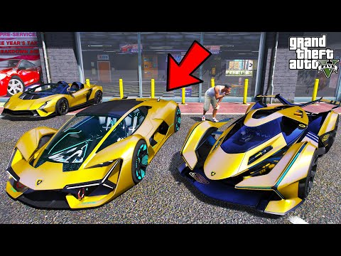Franklin Won Every Rarest Gold Lamborghini in GTA 5!