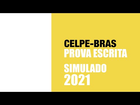 Celpe Bras Simulado PROVA ESCRITA 2021