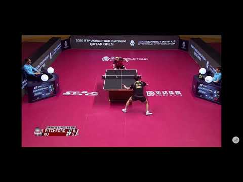 Xu Xin v/s Liam Pitchford Epic Rally | Qatar Open