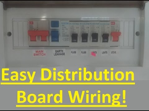 How to Wire a Distribution Board