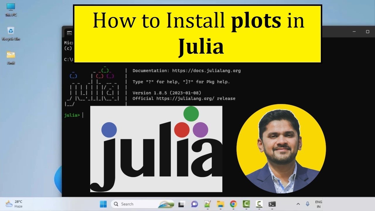 How to install plots in Julia | Amit Thinks