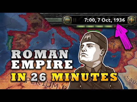 Roman Empire in 1936 By Blood Alone - Hoi4 Italy Speedrun Commentary