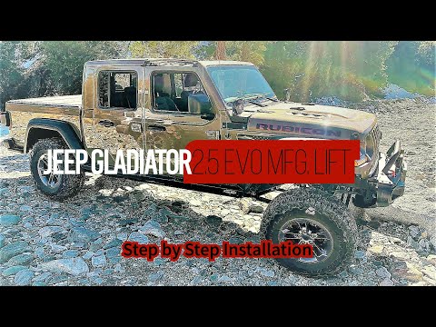 Jeep Gladiator Evo Mfg 2.5 Inch Lift Install