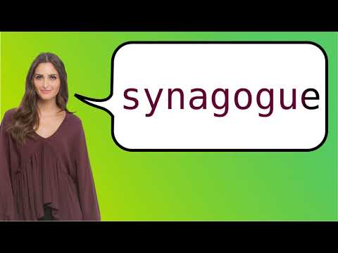 How to say 'synagogue' in French?