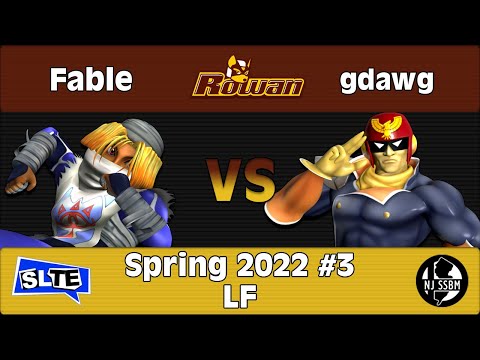Rowan Spring 2022 #3: Fable (Sheik) Vs. gdawg (Falcon) - LF