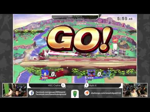 S4@GU 6-21 (Winner's Semis): Raffi-X (ROB) vs HSG Craftis (Sonic)