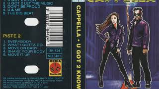 CAPELLA - U GOT 2 KNOW - ALBUM - 1994 CASSETTE RIP