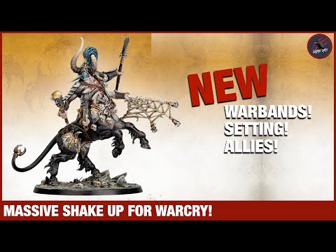MASSIVE SHAKE UP FOR WARCRY! New Setting, New Warband, New Allies & Loads More Miniatures To Come