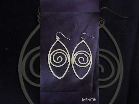 Artistic Brass Danglers with Gemstone and Leaf Elements Earrings