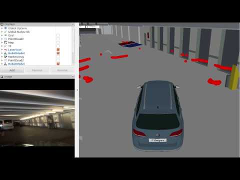 Driving through a multi level parking garage