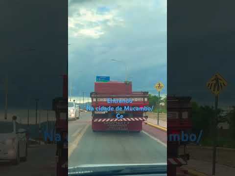 Entrando na cidade de Mucambo/Ce