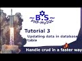 BS PHP MySQL Tutorial 3 Updating Data In Database Table