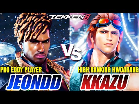 Tekken 8 | Jeondding (Eddy) vs Kkazu (Hwoarang) | High Level Match