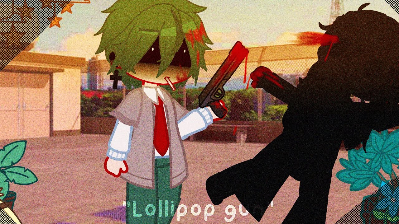 // Lollipop gun 🍭 🔫 // yandere Deku au? // Blood //