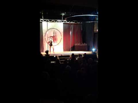 Belgian pole dance championship  2015. Yamina Saelens