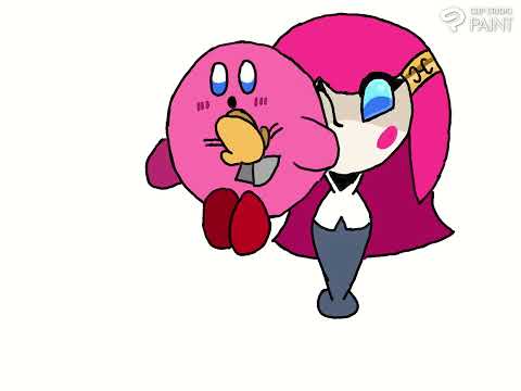 Susie hugging Kirby Speedart