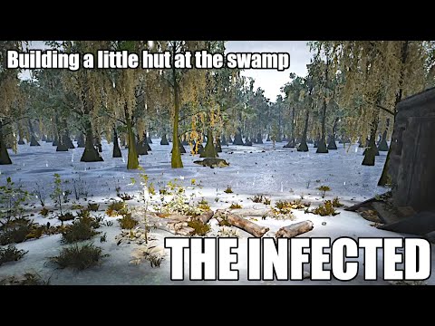 The Infected S10E23 - Building a little hut at the swamp