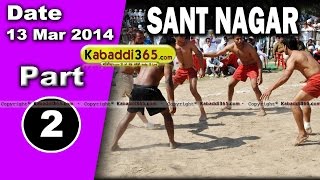 Sant Nagar (Haryana) Kabaddi Tournament 13 Mar 2014 Part 1 By Kabaddi365.com