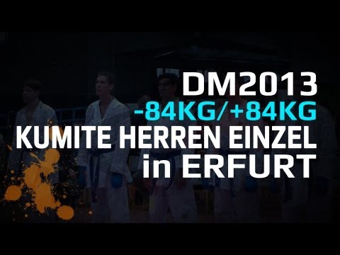 DM 2013 KUMITE HERREN EINZEL -84KG/+84KG KARATE