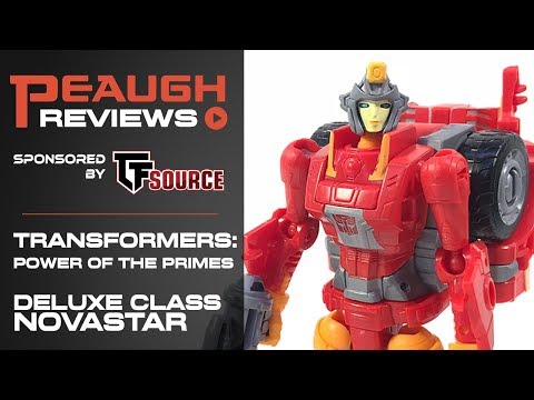 Video Review: Transformers: Power of the Primes - Deluxe Class NOVASTAR