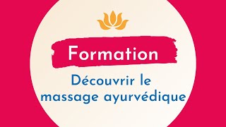 preview picture of video 'Formation massage ayurvédique'