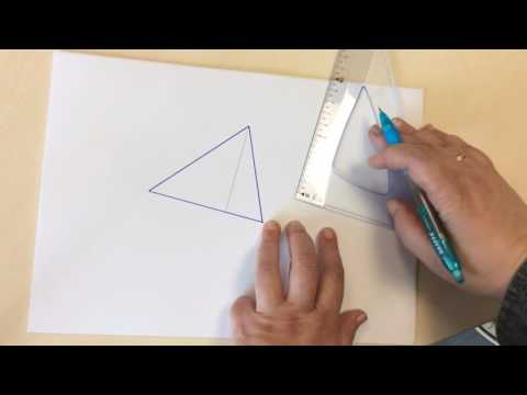 Alturas y ortocentro de un triángulo acutángulo