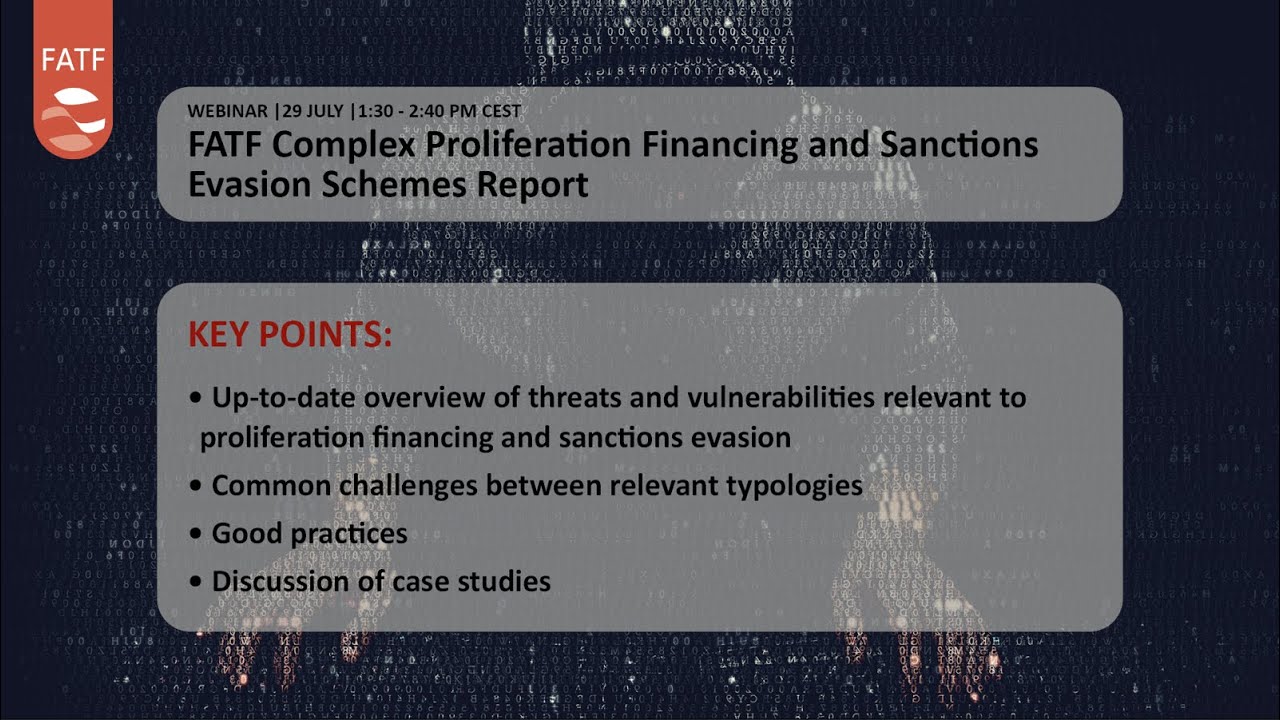 (French Interpretation) FATF Webinar – Complex Proliferation Financing and Sanctions Evasion Schemes