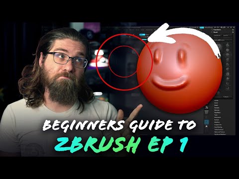 The Beginners Guide To ZBRUSH - Episode 1 | UI, Scene setup & more!