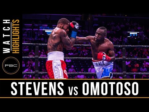 Stevens vs Omotoso HIGHLIGHTS: August 3, 2019 — PBC on FOX
