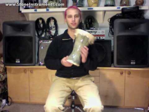 Ceramic Doumbek, Elk-Skin Drum-Head