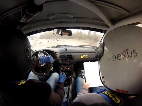 rallyland runda 7, chrobak impreza wrx/sti  29.11.2014