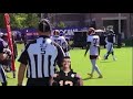 Mark Andrews FIGHT BODY SLAMS PLAYER Baltimore Ravens Washington Commanders FIGHT FAN REACTION