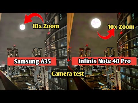 infinix note 40 pro camera test vs samsung a35 camera test