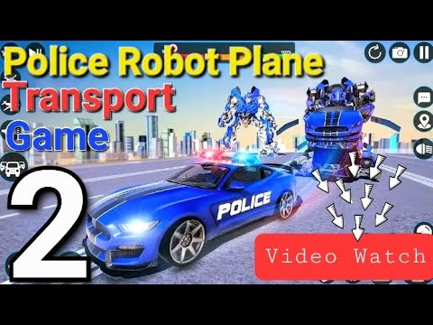 US Police Robot Transport Simulator Game Video 🤖🤖|| Robot Game Video || Android Gameplay Part - 2