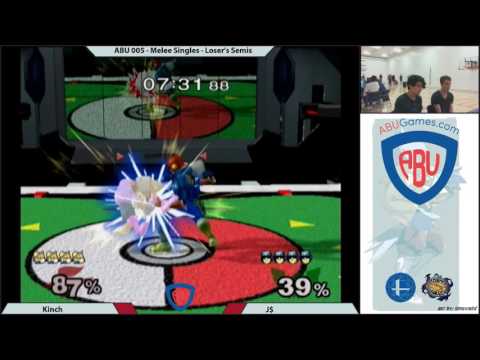ABU Monthly 5: Melee Loser's Semis - Stutz (Fox) Vs J$ (C. Falcon)