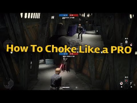 Battlefront II - How to move opponents while Force Choking as Darth Vader