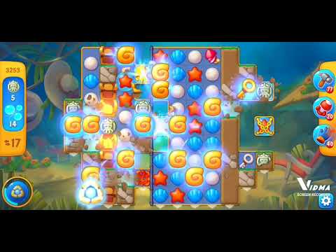 Fishdom. 3253 hard level no boosters and diamonds