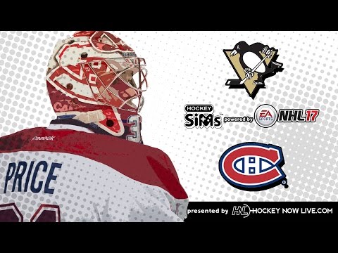Penguins vs Canadiens (NHL 17 Hockey Sims)