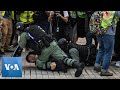 Clashes Erupt at Hong Kong Rally in Support of China's Muslim Uighurs Clashes Erupt at Hong Kong Rally in Support of China's Muslim Uighurs