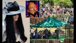 Cher joins mourners as 'Ramblin Man' Greg Allman is laid to rest in the same cemetery.