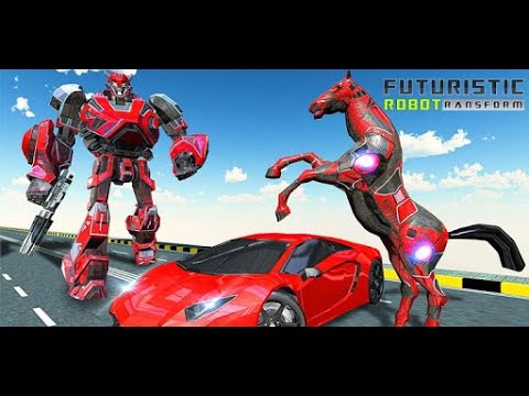 Horse robot car game transformation game-android game