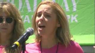 Kerry Butler singing in Bryant Park 2011