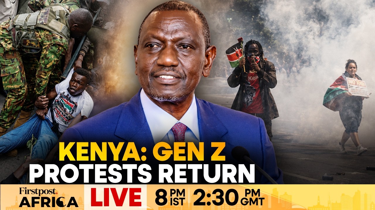 LIVE | Kenya Gen Z Protests Anniversary: Police Fire Tear Gas To Disperse Crowd | Firstpost Africa