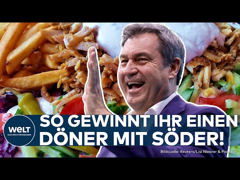 MARKUS SÖDER: Bayerns Landesvater lädt fünf Follower zum Döner-Essen ein!