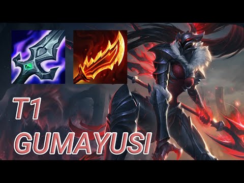 T1 Gumayusi Kalista ADC VS Tristana | KR Challenger Patch 13.20