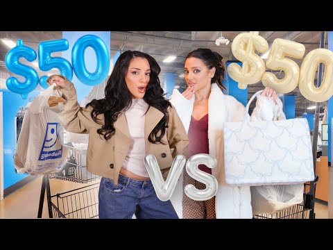 $50 Thrift Challenge: Sister vs Sister