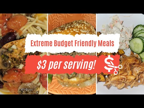 EXTREME Budget Meals - $3 per serving | CHEAP Meal Ideas for the whole Family | Leanne's Life