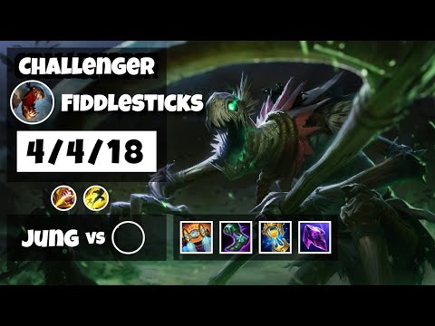 Fiddlesticks vs Xin Zhao NA Challenger JUNGLE (4/4/18) - v11.13
