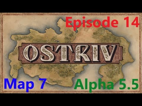 Ostriv - Map 7 - Episode 14 - Fencing off some areas for nicer roads and building rowhouses